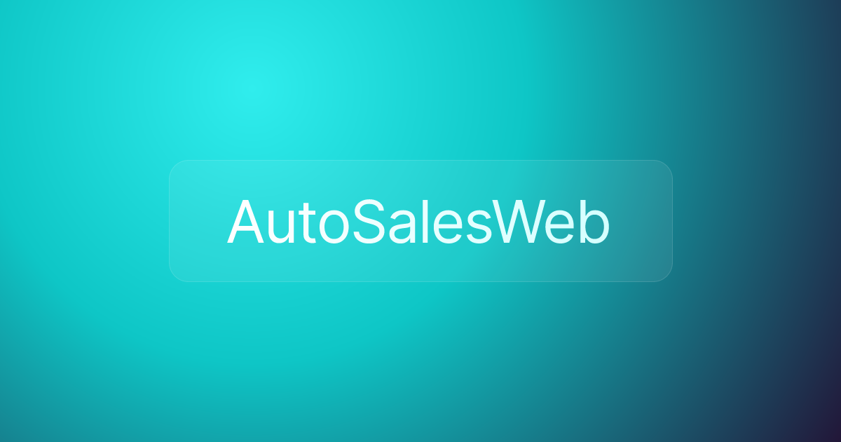 AutoSalesWeb