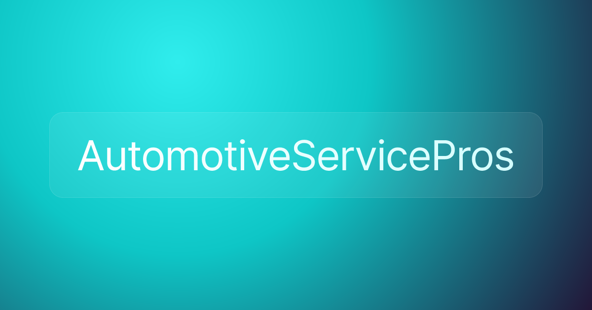 AutomotiveServicePros