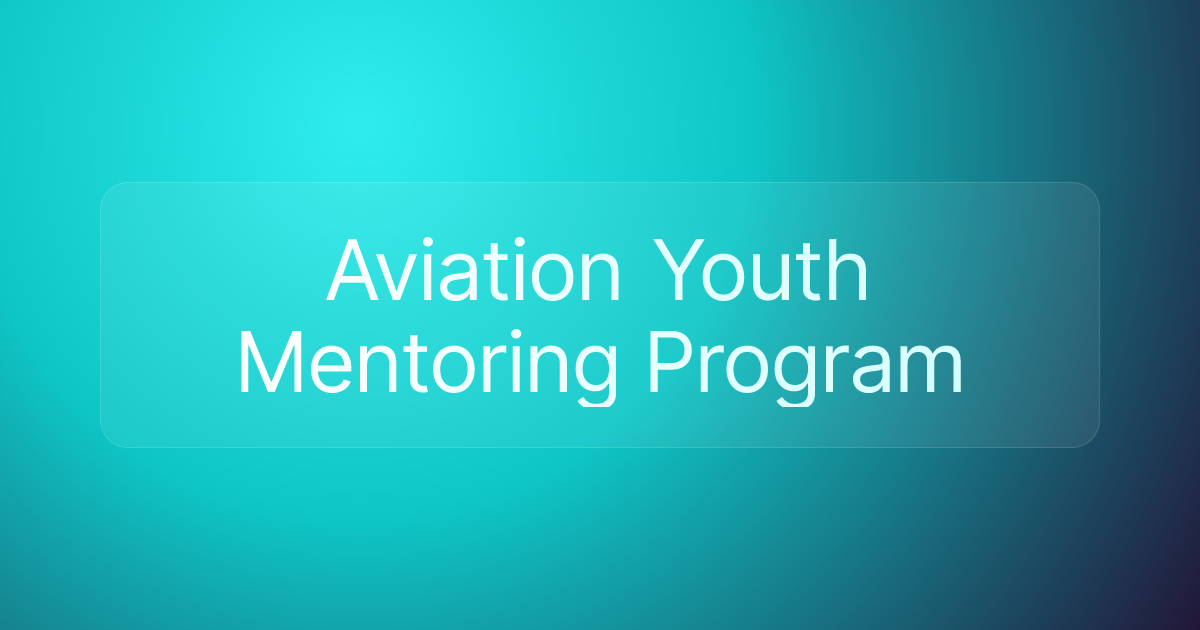 Aviation Youth Mentoring Program