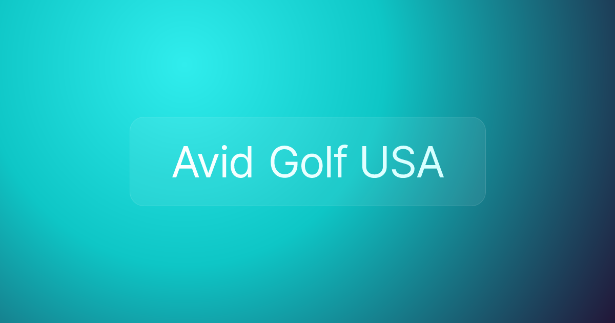 Avid Golf USA