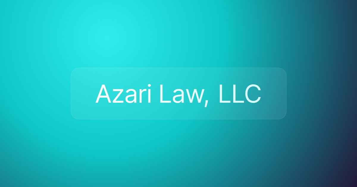 Azari Law, LLC