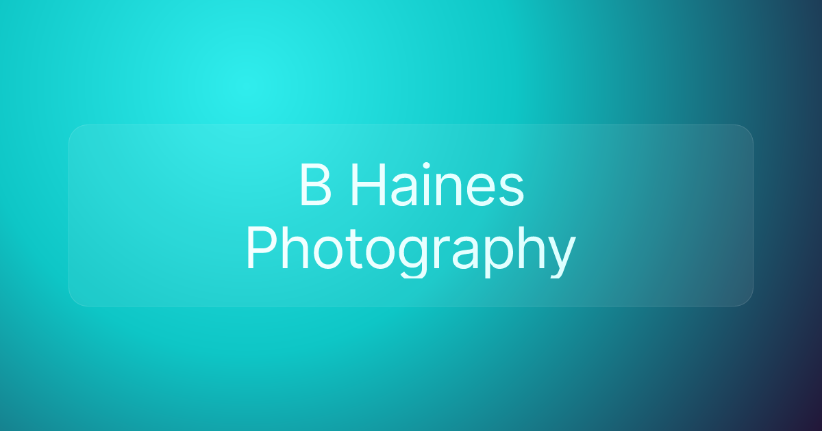 B Haines Photography