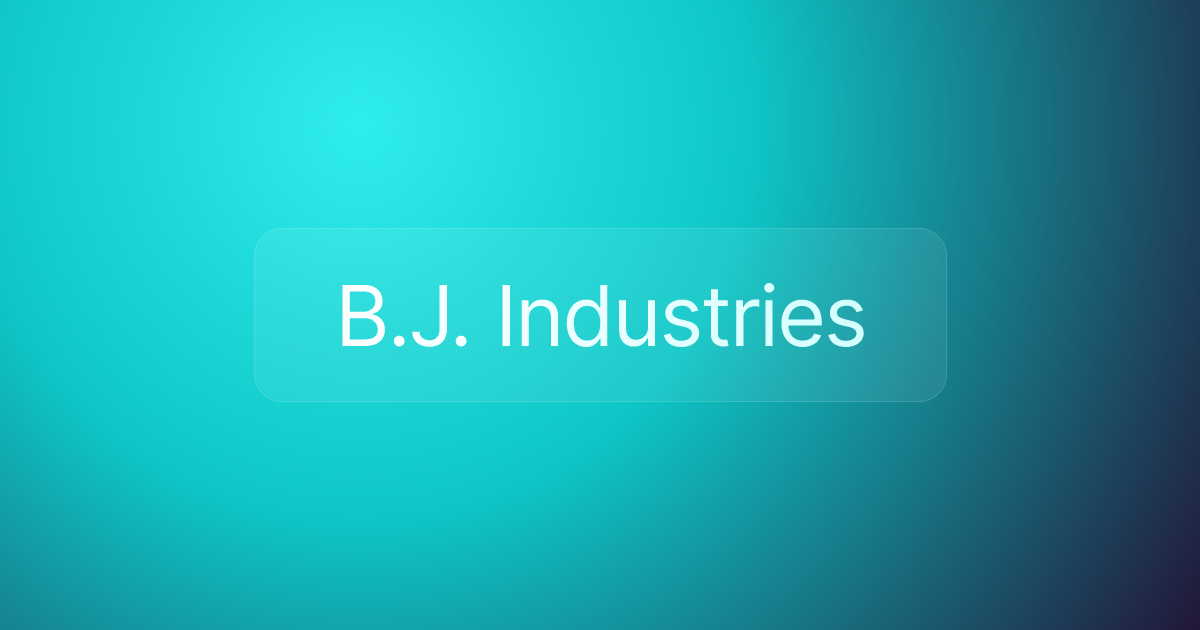 B.J. Industries