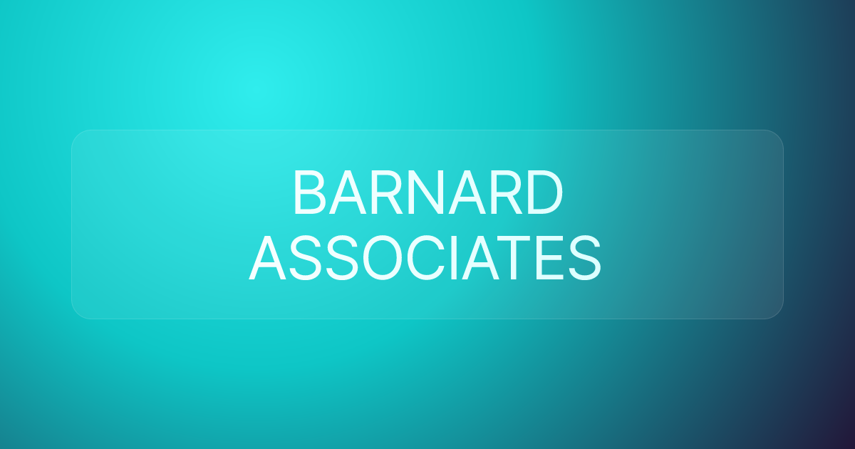 BARNARD ASSOCIATES