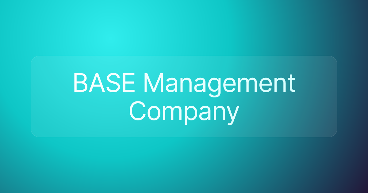 BASE Management Company