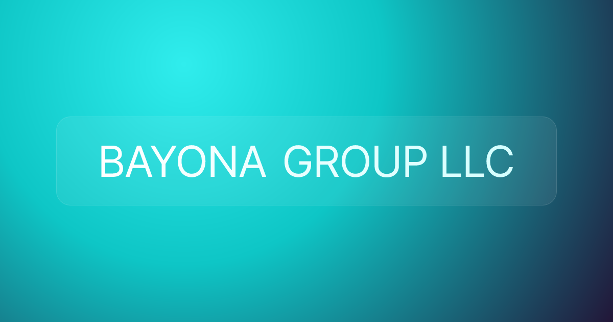 BAYONA GROUP LLC