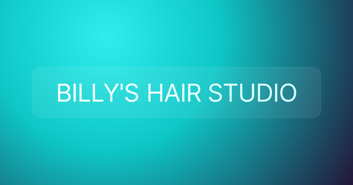 BILLY'S HAIR STUDIO