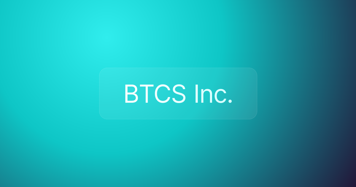 BTCS Inc.