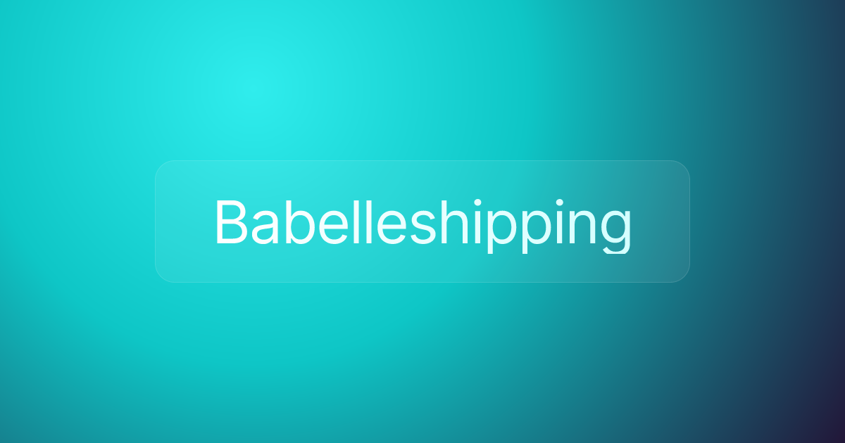 Babelleshipping