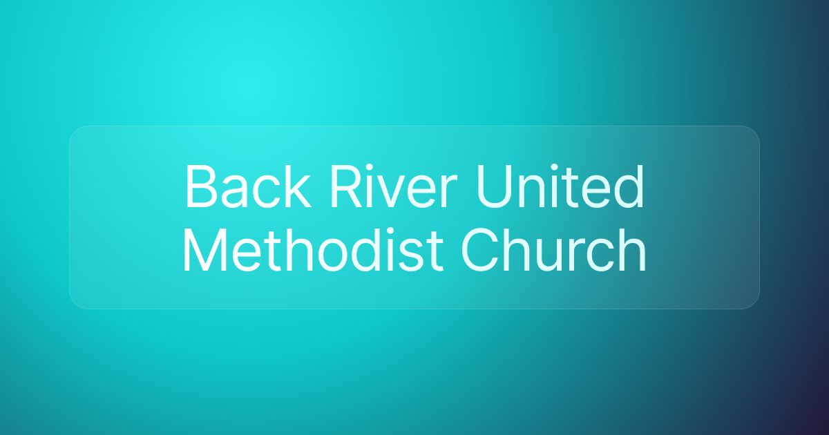 Back River United Methodist Church