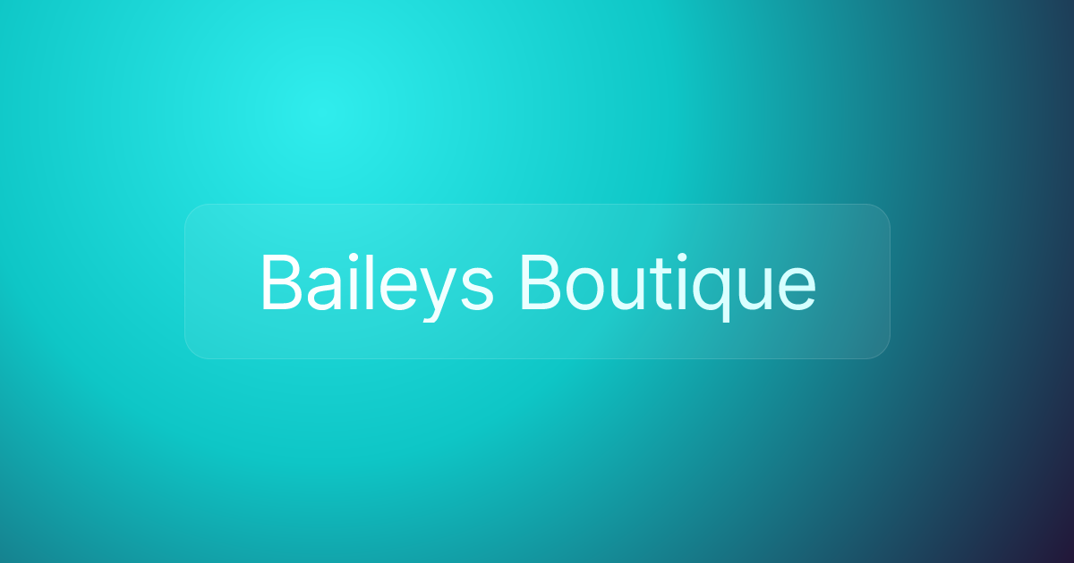 Baileys Boutique