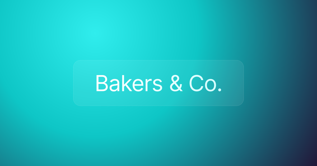 Bakers & Co.