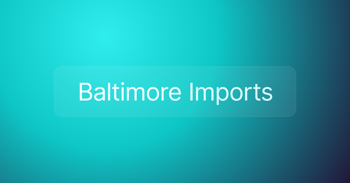 Baltimore Imports