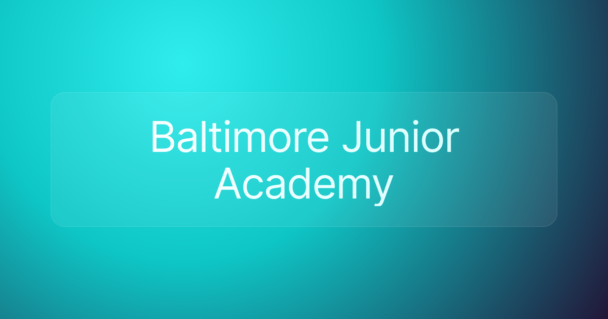Baltimore Junior Academy