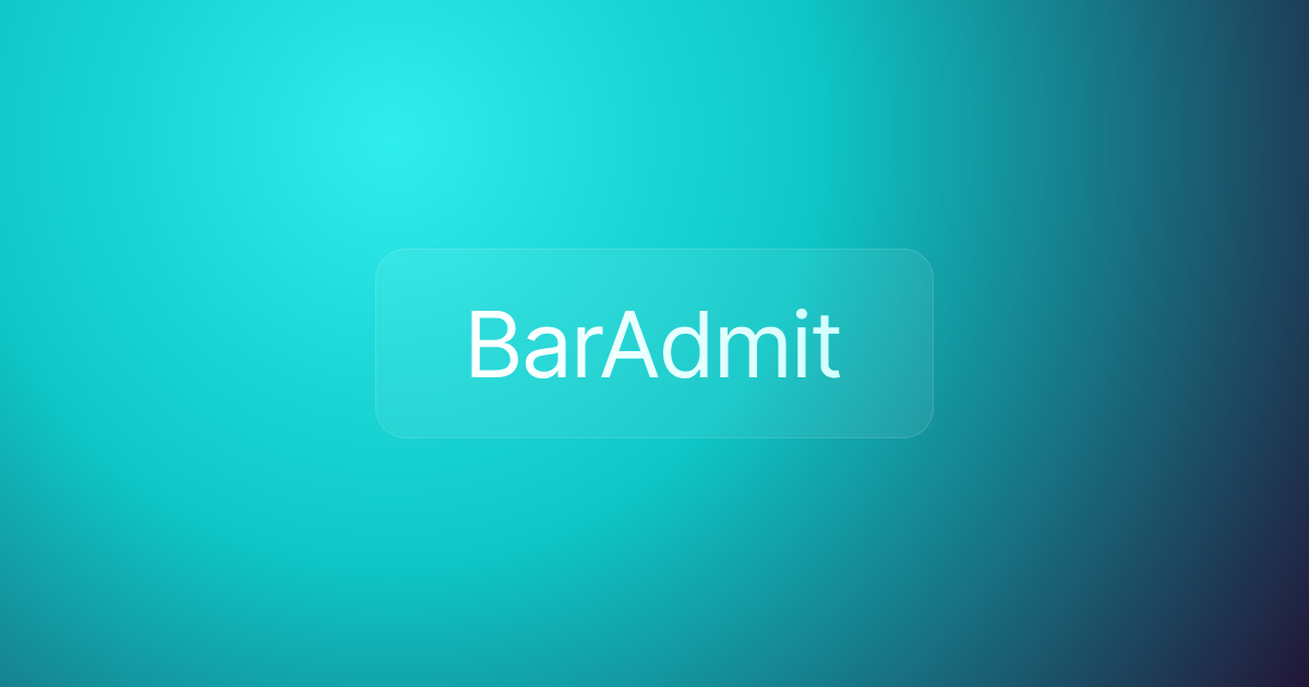 BarAdmit