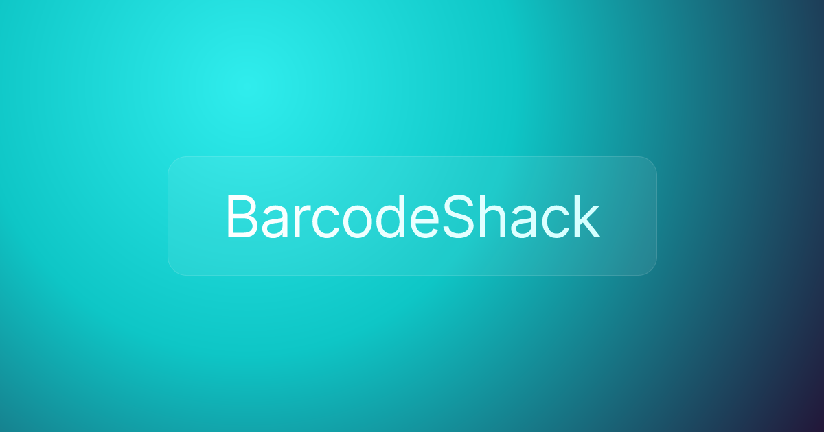 BarcodeShack