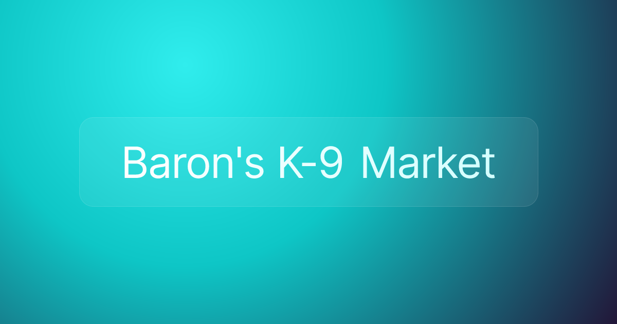 Baron's K-9 Market