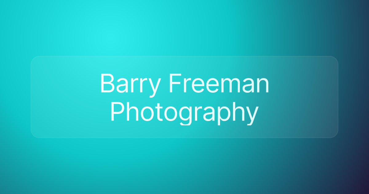 Barry Freeman Photography