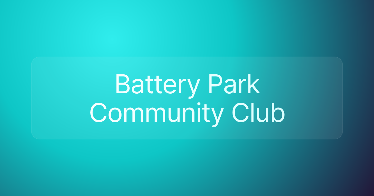 Battery Park Community Club