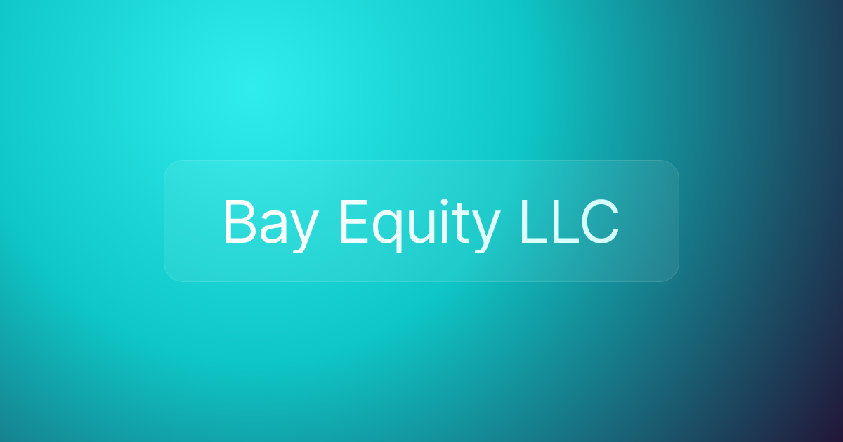 Bay Equity LLC