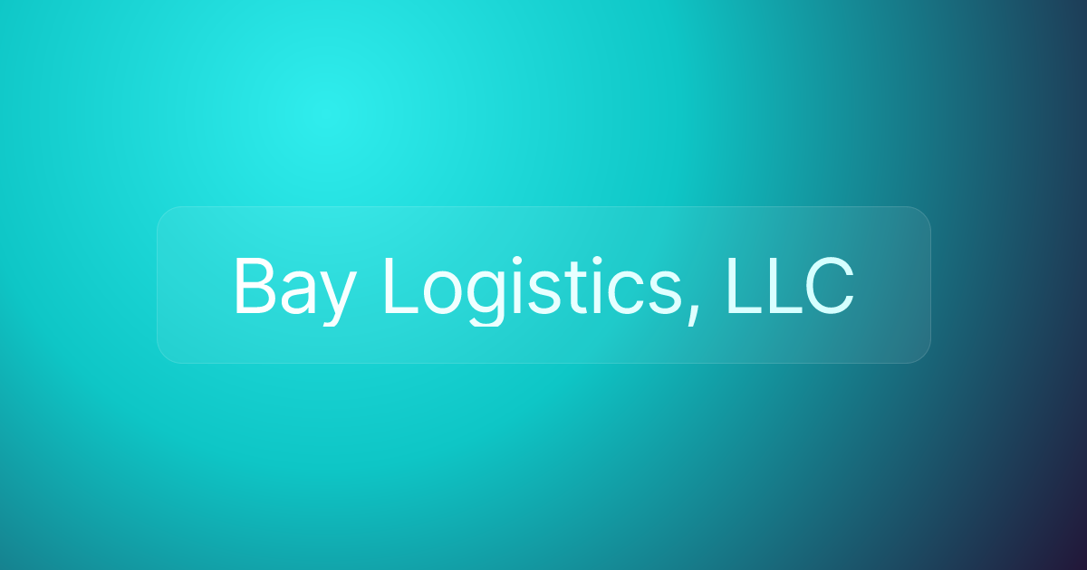 Bay Logistics, LLC