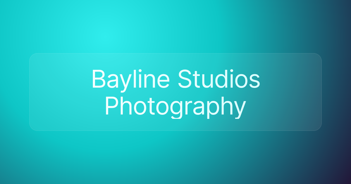 Bayline Studios Photography