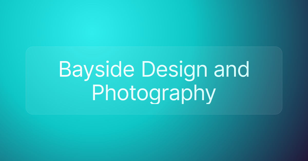 Bayside Design and Photography