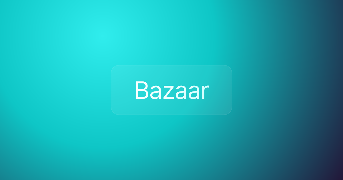 Bazaar