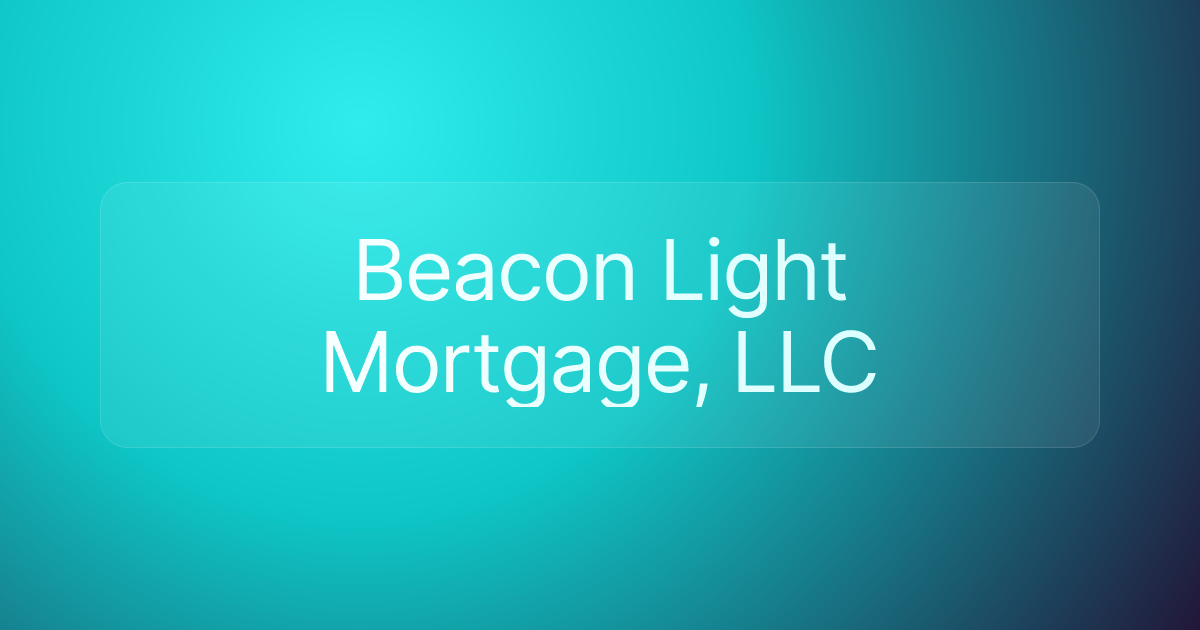Beacon Light Mortgage, LLC