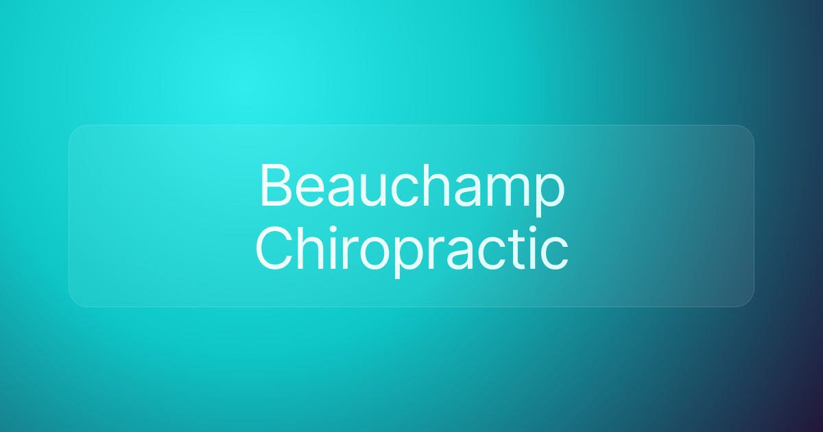 Beauchamp Chiropractic