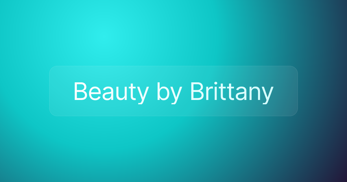 Beauty by Brittany