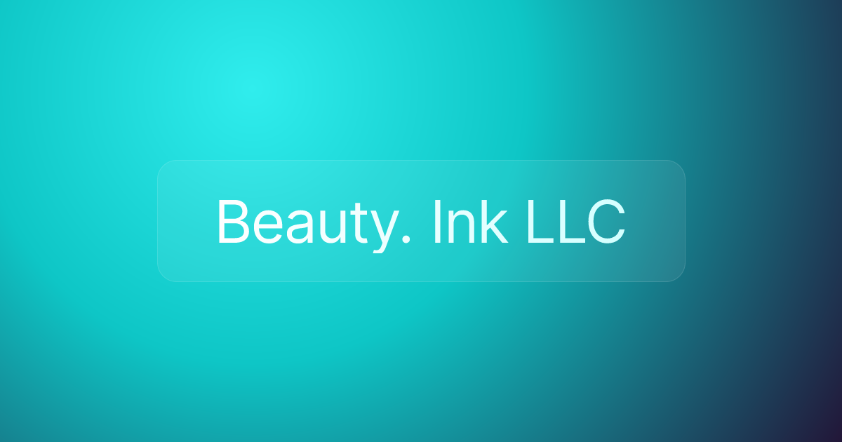 Beauty. Ink LLC
