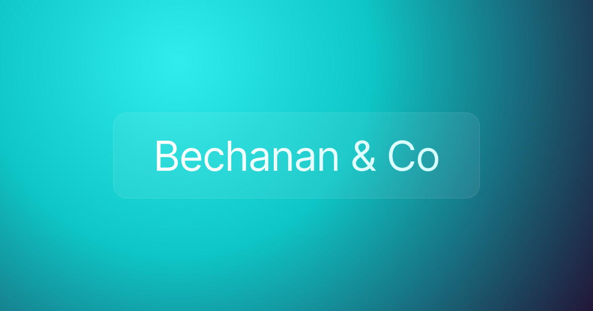 Bechanan & Co