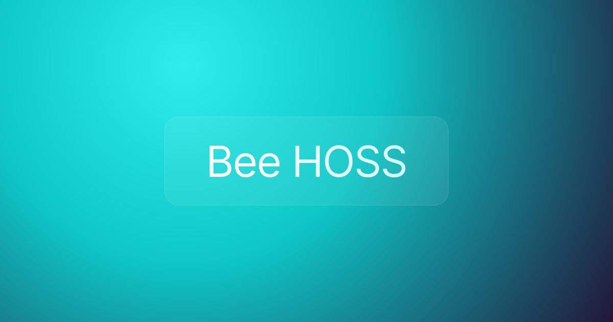 Bee HOSS