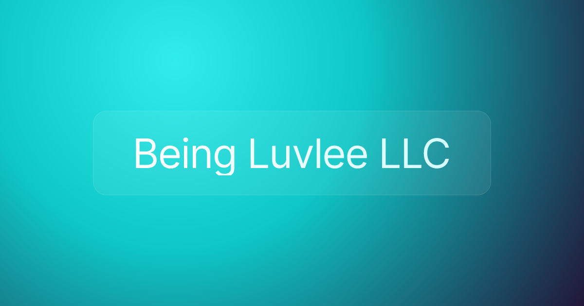 Being Luvlee LLC