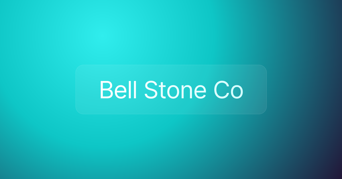 Bell Stone Co