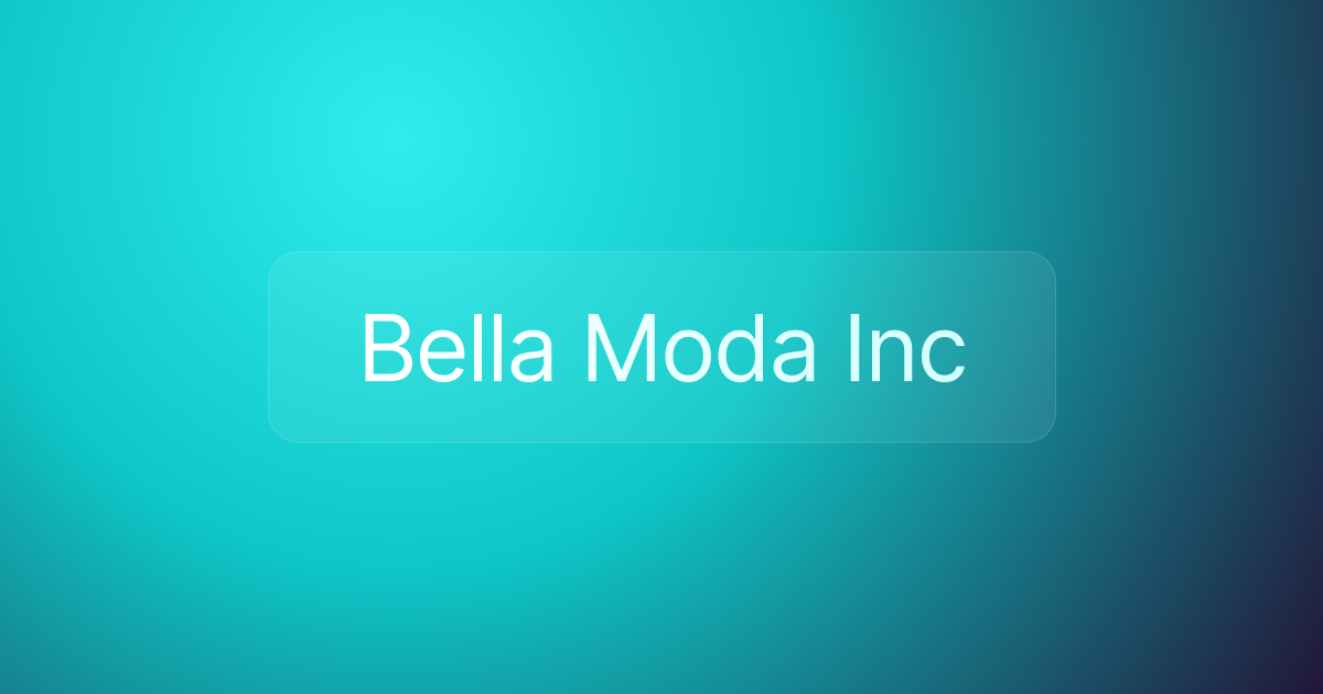 Bella Moda Inc