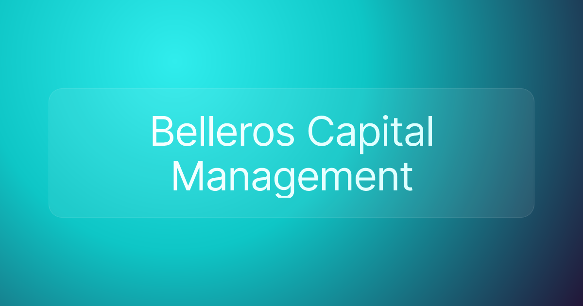 Belleros Capital Management