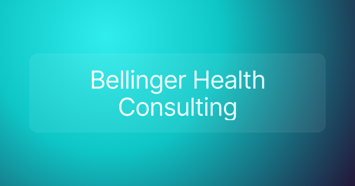Bellinger Health Consulting
