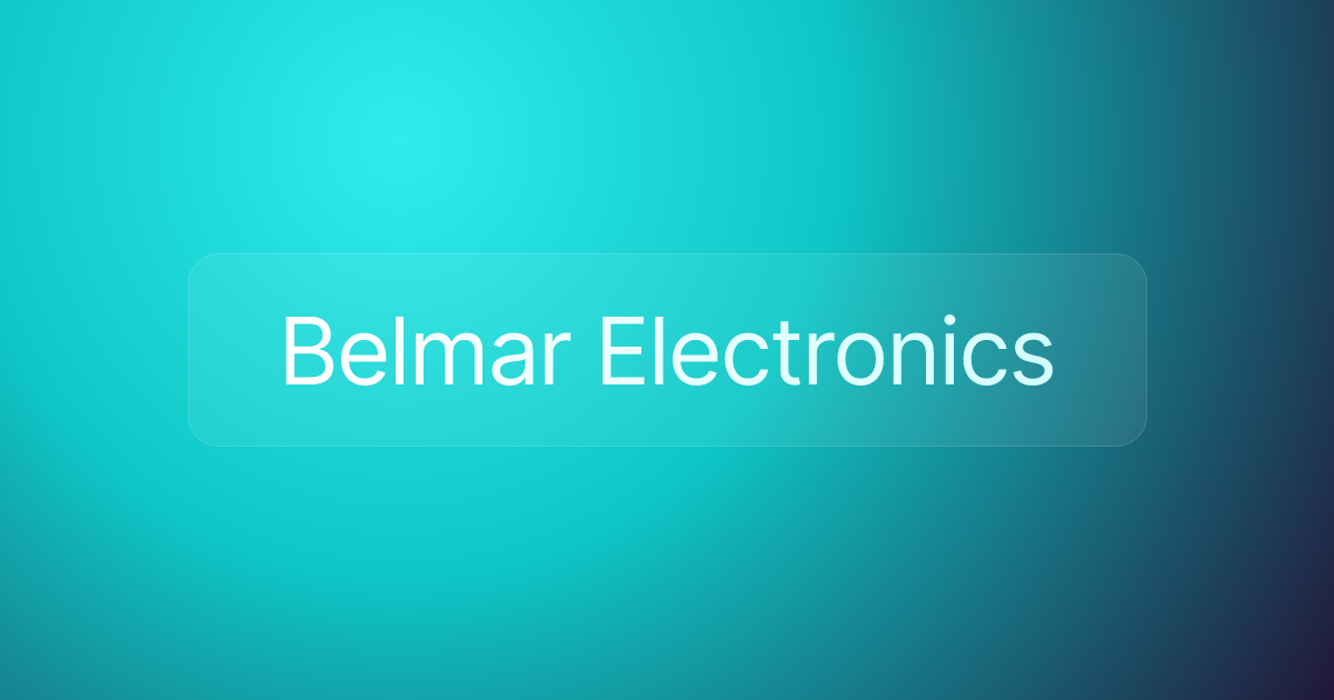 Belmar Electronics