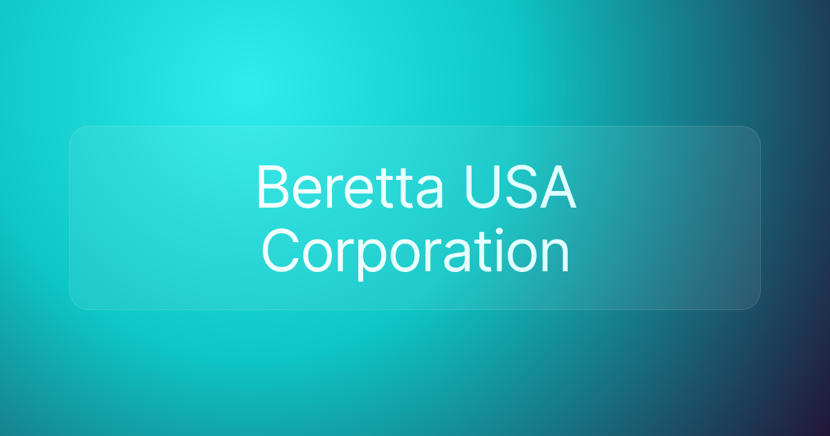 Beretta USA Corporation