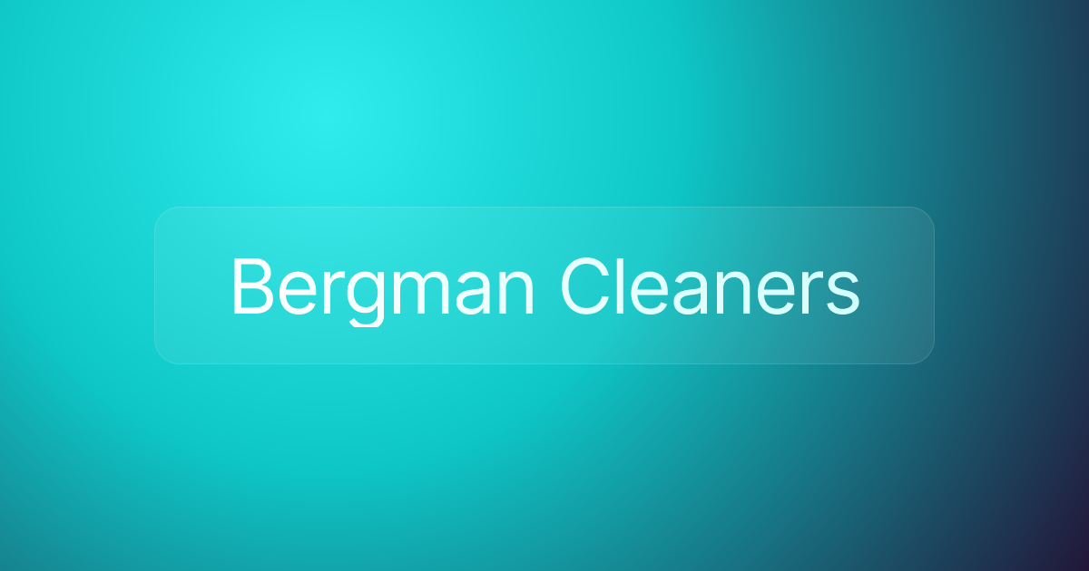 Bergman Cleaners