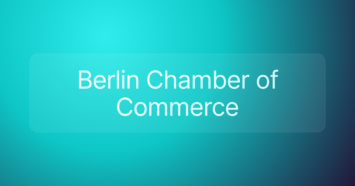 Berlin Chamber of Commerce