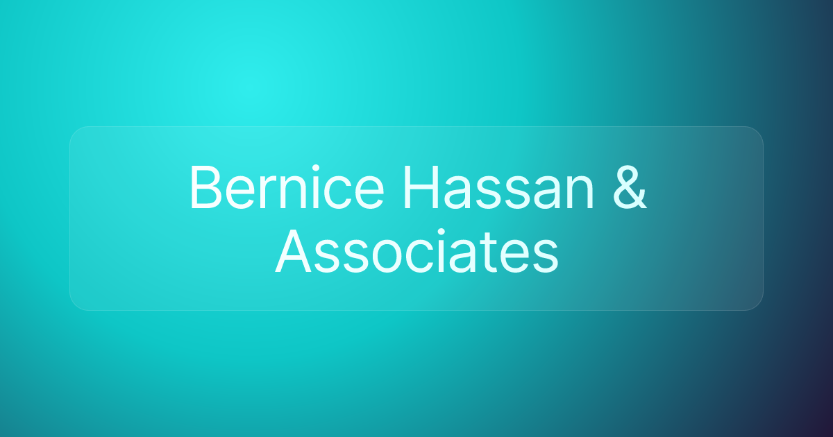 Bernice Hassan & Associates