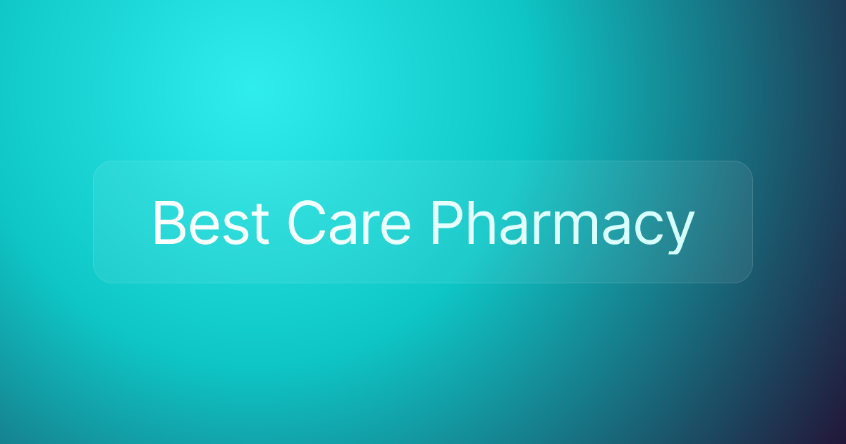 Best Care Pharmacy