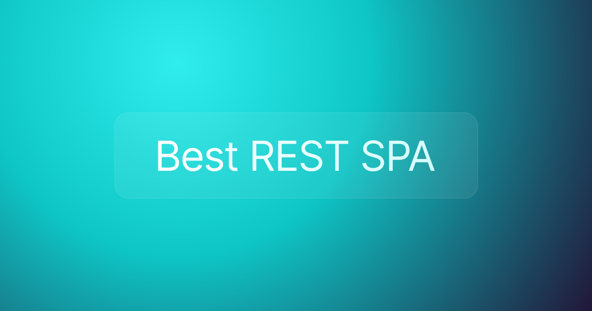 Best REST SPA