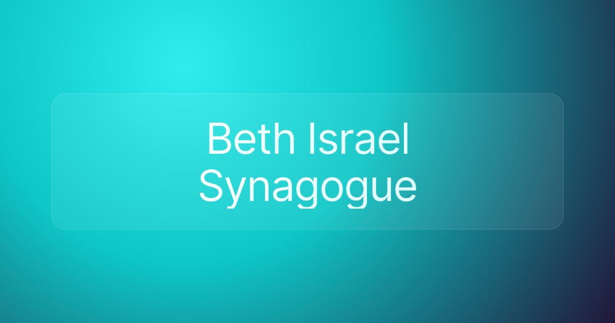 Beth Israel Synagogue