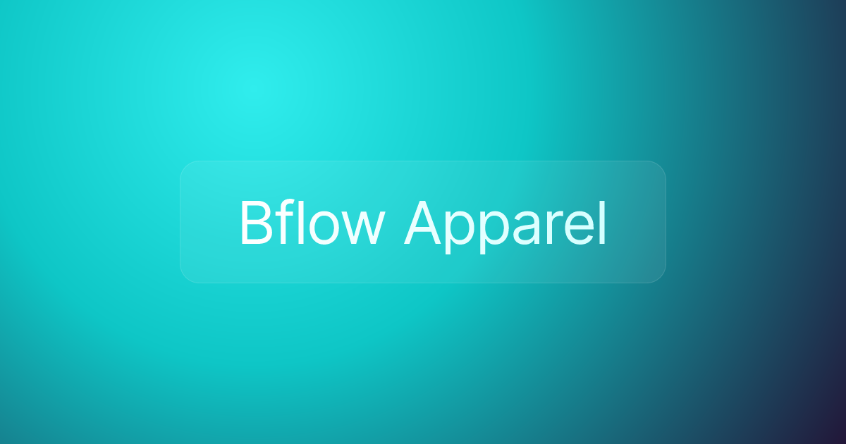 Bflow Apparel