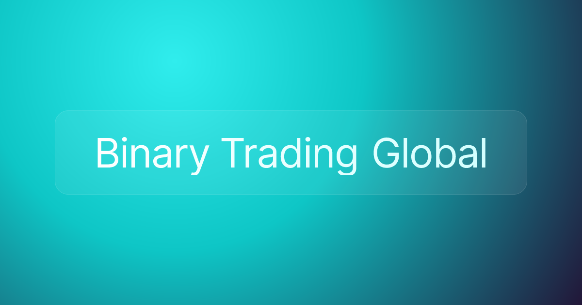 Binary Trading Global