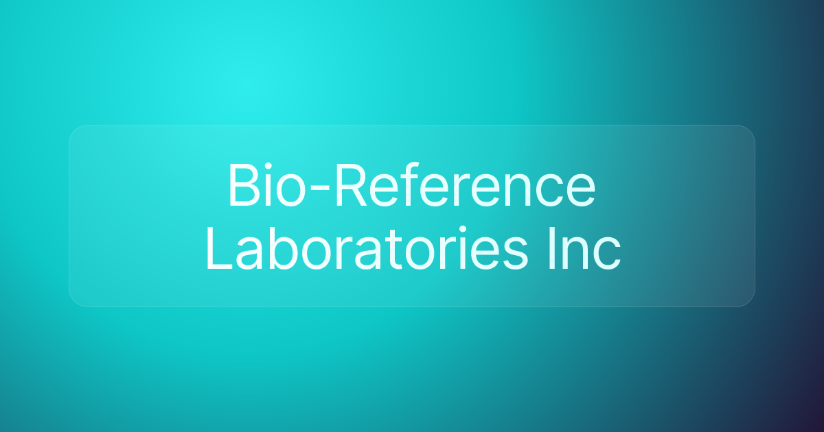 Bio-Reference Laboratories Inc